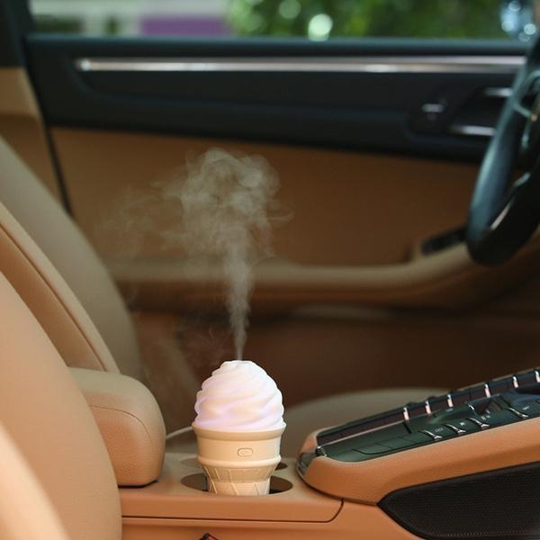 ICE CREAM DESIGN LED HUMIDIFIER FOR FRESHENING AIR & FRAGRANCE (MULTICOLOURED)