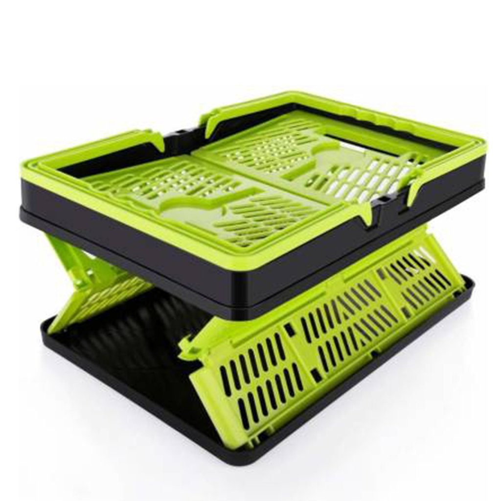 FOLDING SHOPPING PORTABLE STORAGE BASKET