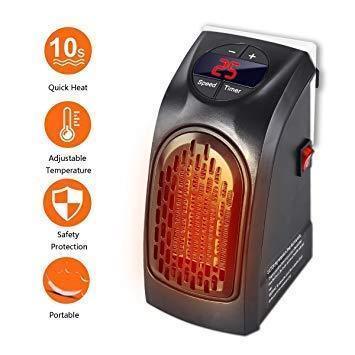 ELECTRIC MINI HANDY HEATER PLUG-IN WALL (400W)