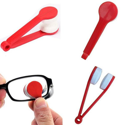 MINI SUN GLASSES EYEGLASS MICROFIBER SPECTACLES CLEANER (WITH CARD)