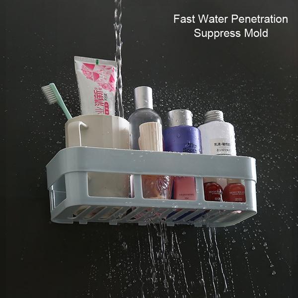 Multipurpose Kitchen Bathroom Shelf Wall Holder Storage Rack Bathroom