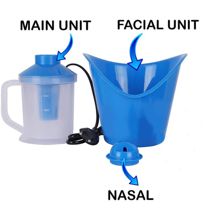 3 IN 1 VAPORISER STEAMER FOR COUGH AND COLD