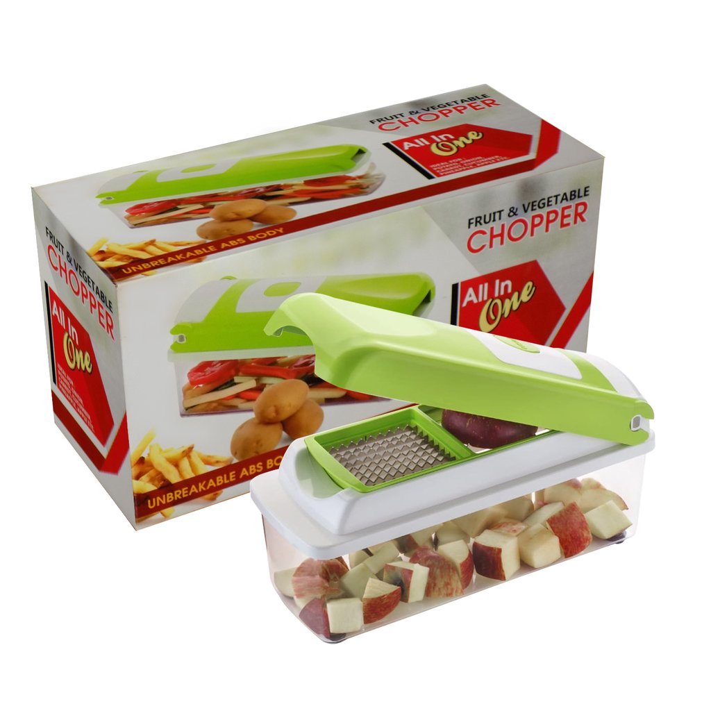 MULTIPURPOSE VEGETABLE AND FRUIT CHOPPER CUTTER GRATER SLICER